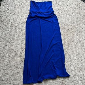 Royal Blue Maxi Skirt